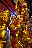 Inle Lake Myanmar. Pindaya, the famous Shwe Oo Min pagoda, a natural cave filled with thousands of gilded Buddha statues. 